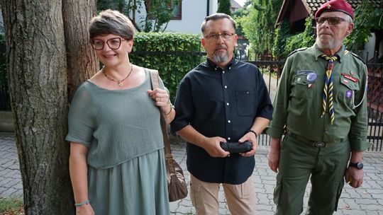 Uczestnicy obchodów 82. rocznicy Powstania Warszawskiego w Ciechanowie
