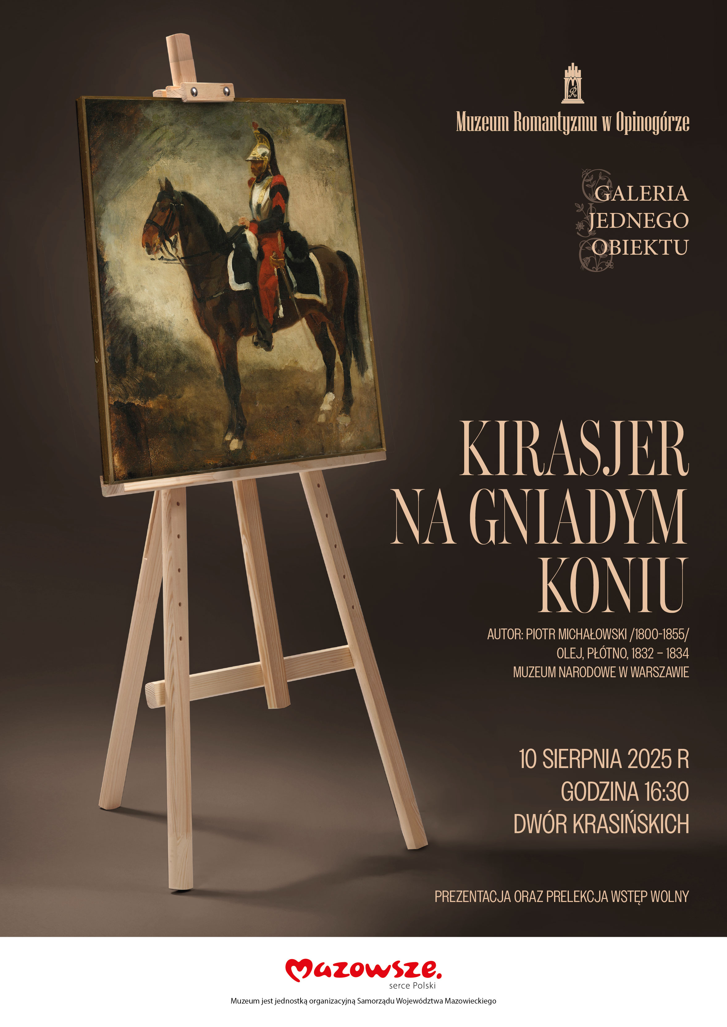 Obraz "Kirasjer na gniadym koniu"