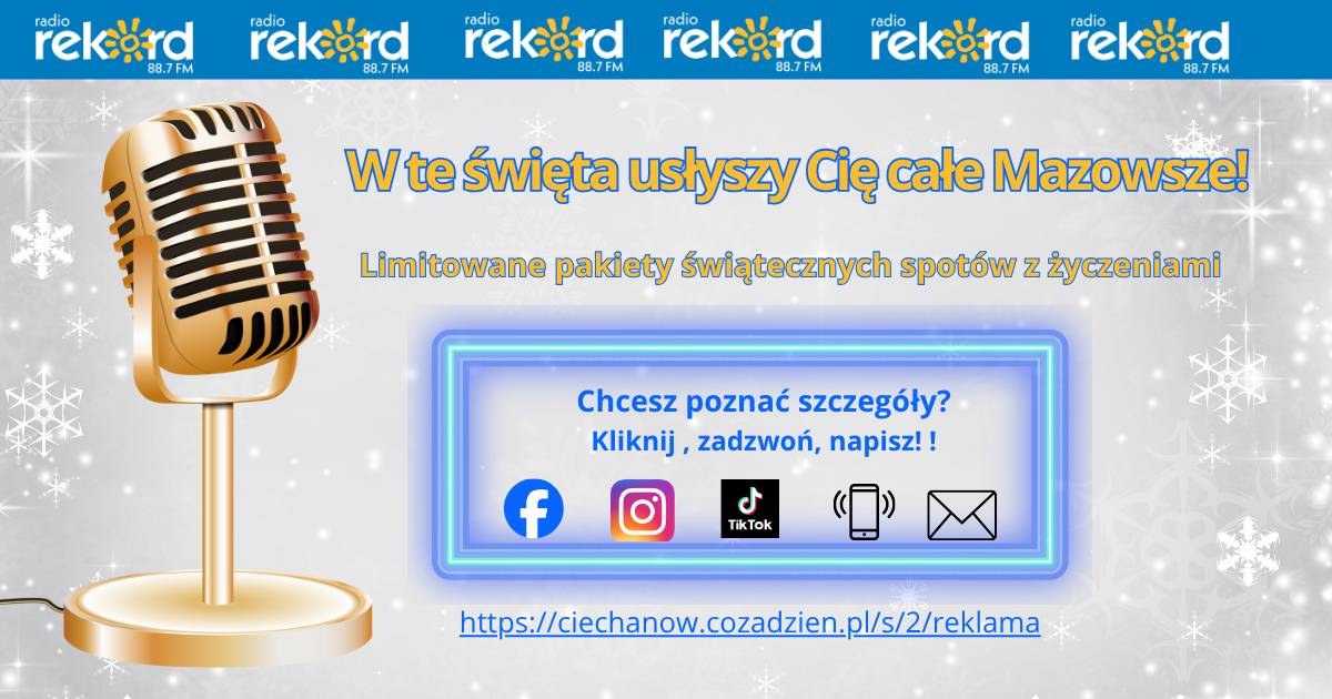 Radio Rekord Mazowsze - reklama