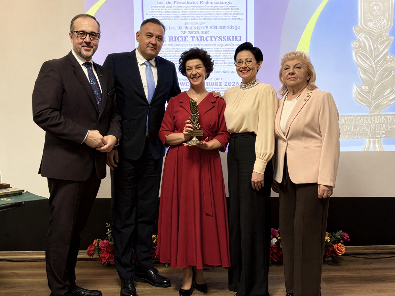 Gala wręczenia nagrody im. Rajkowskiego ciechanowiance roku 2025 Ricie Tarczyńskiej