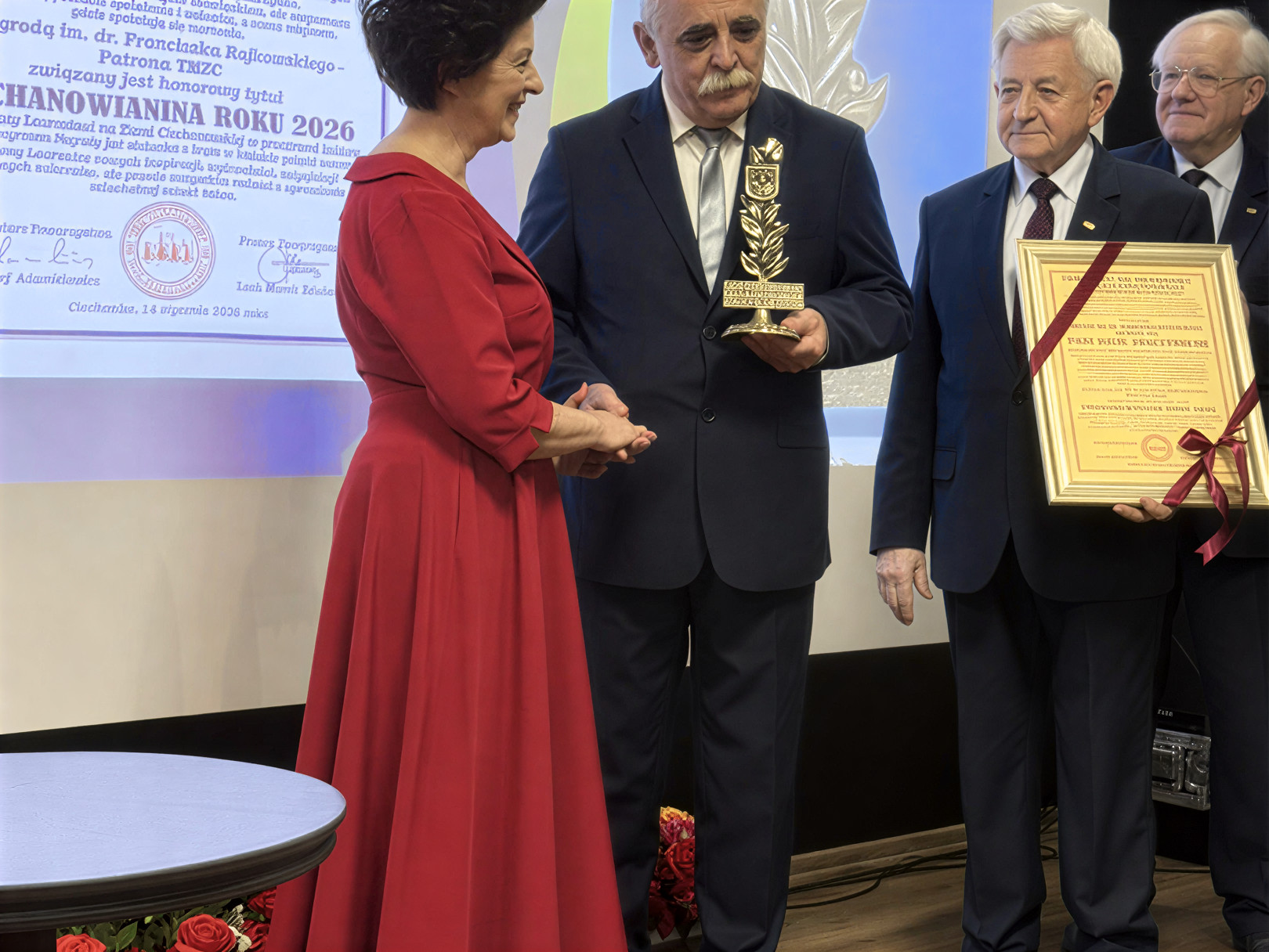 Gala wręczenia nagrody im. Rajkowskiego ciechanowiance roku 2025 Ricie Tarczyńskiej